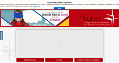 Desktop Screenshot of colefcanarias.com