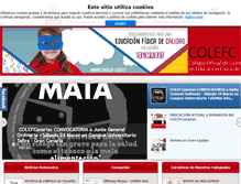 Tablet Screenshot of colefcanarias.com